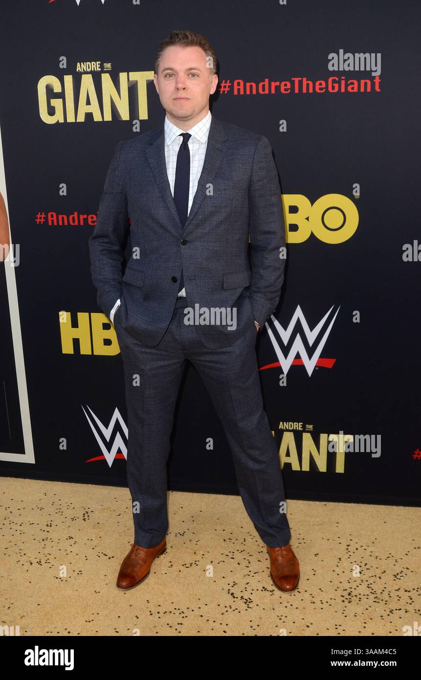29 mars 2018 - Los Angeles, CA, USA - LOS ANGELES - FEB 29 : Jason Hehir à la première HBO ''André le géant'' au Cinerama Dome le 29 février 2018 à Los Angeles, CA (crédit image : © Kathy Hutchins via ZUMA Wire) Banque D'Images