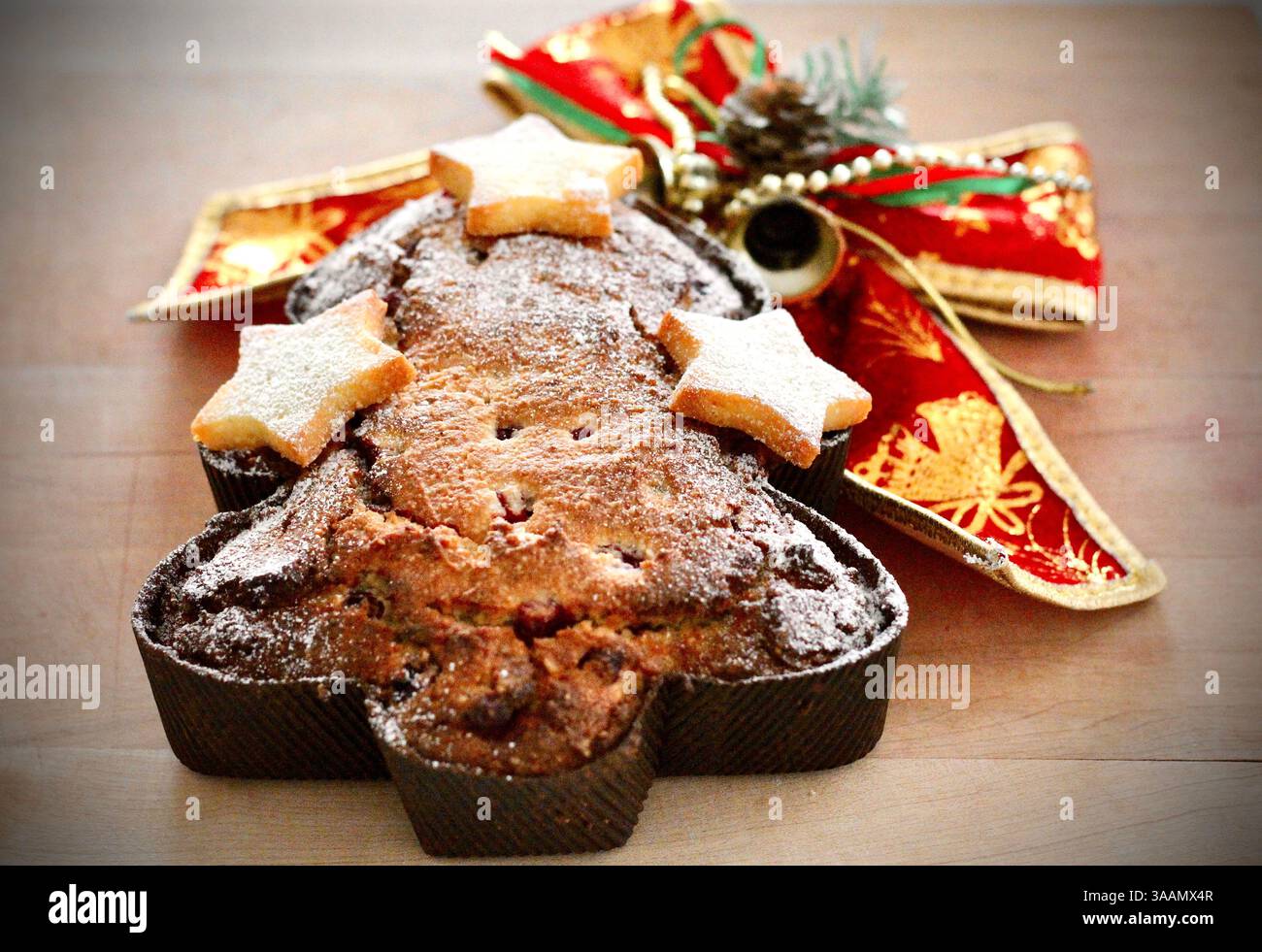 Gâteau de Noël Banque D'Images
