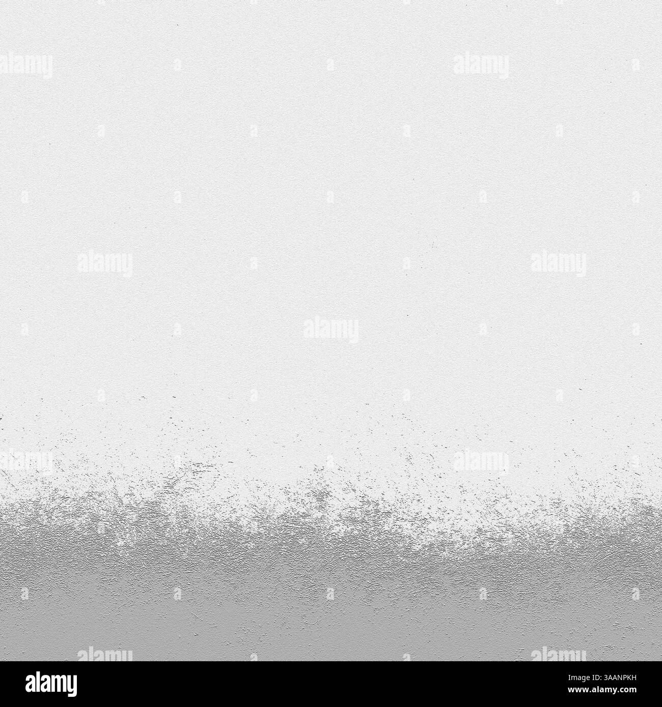 Mur blanc avec dégradé gris et texture rugueuse qui s'estompe de bas en haut Banque D'Images