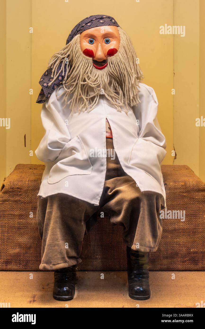 Jolly Miller, Vintage Old Penny Amusement Collection, Wroxham miniature Worlds, Norfolk, Royaume-Uni Banque D'Images