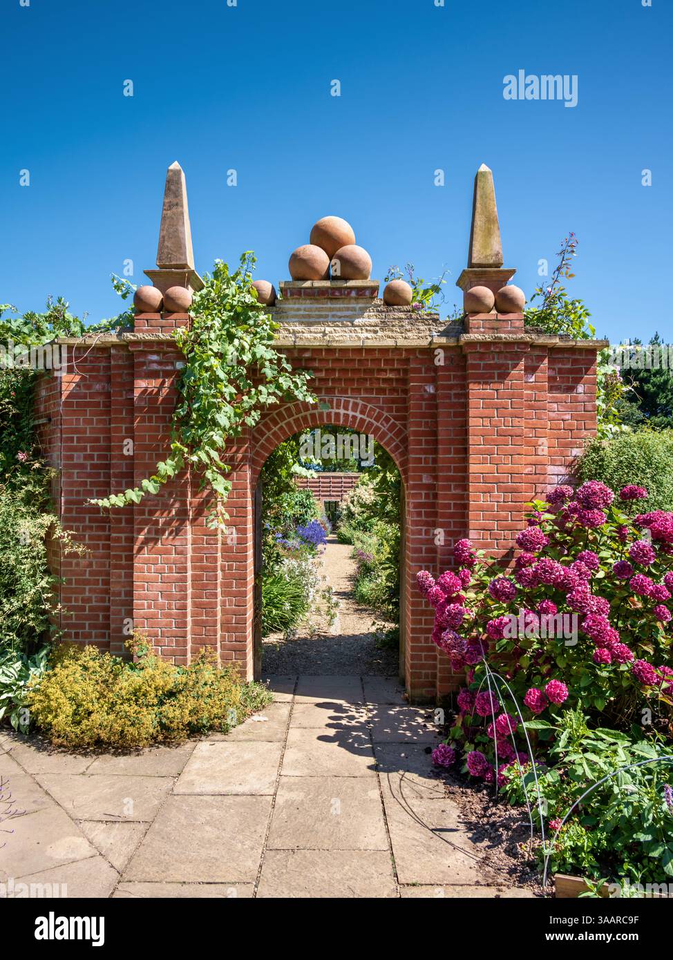 East Ruston Old Vicarage, North Norfolk, Royaume-Uni Banque D'Images