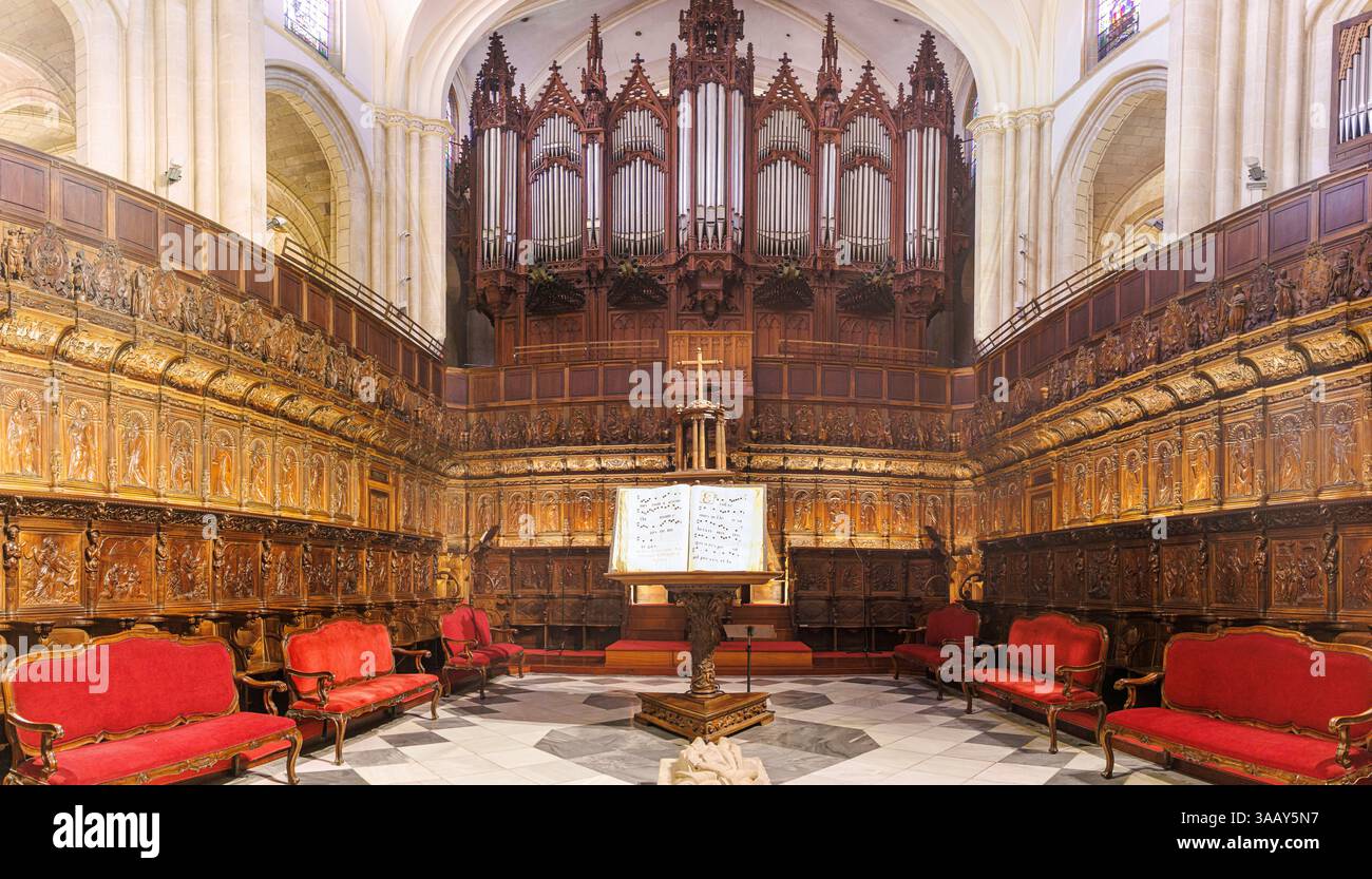 Espagne, région de Murcie, Murcie, la cathédrale, les étals Banque D'Images