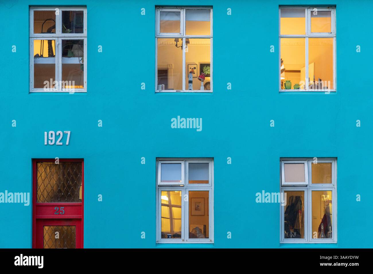 Islande, région de la capitale, Reykjavik, 101, maisons Banque D'Images