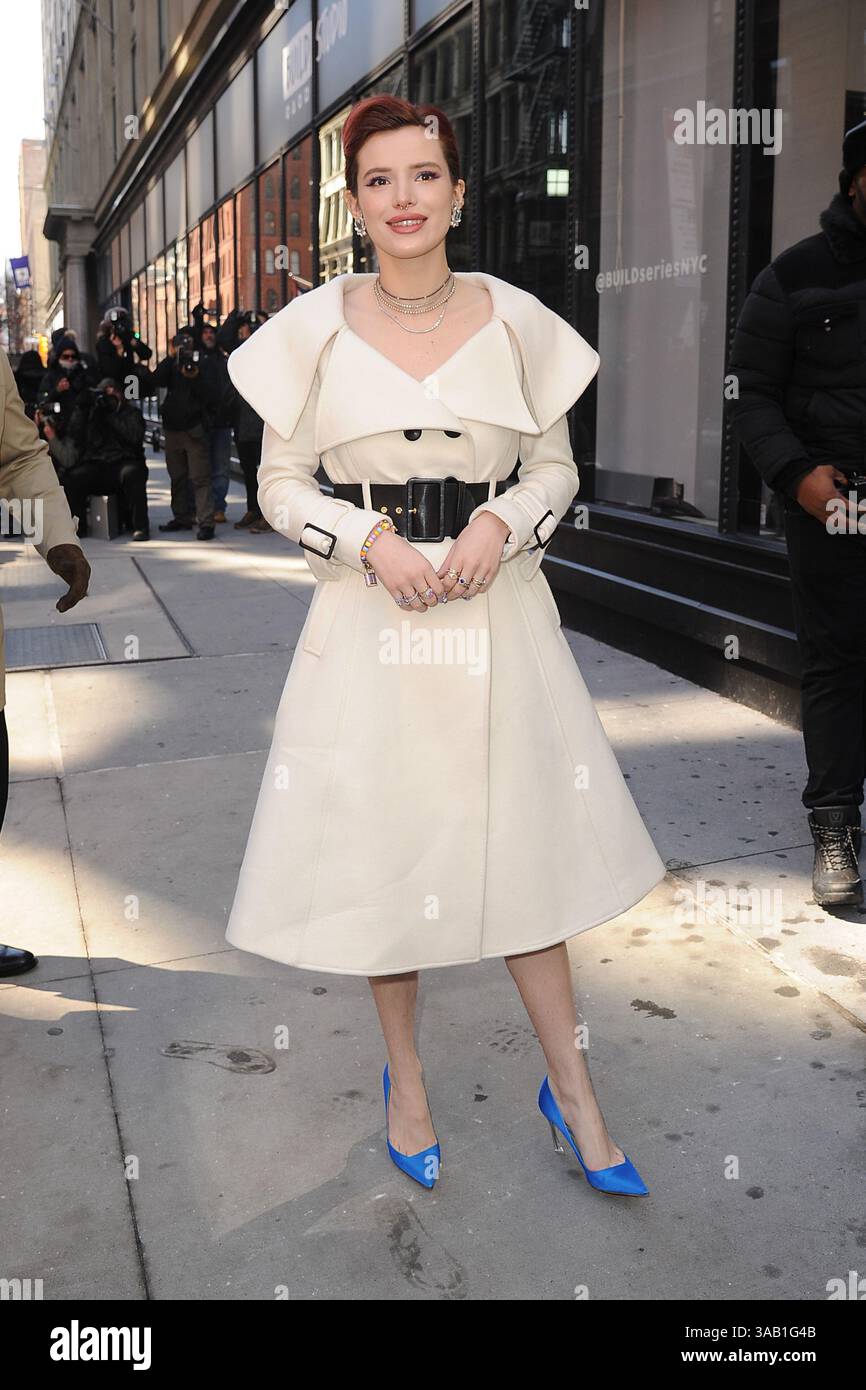 22 mars 2018 - New York, NY, États-Unis - 22 mars 2018 New York City..Bella Thorne a fait une apparition sur Build Series à New York le 22 mars 2018. (Crédit image : © Kristin Callahan/Ace Pictures via ZUMA Press) Banque D'Images