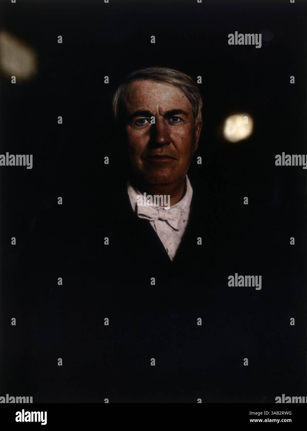 Un portrait de Thomas Edison. Demi-longueur, face légèrement à gauche. 26 octobre 1905. Banque D'Images