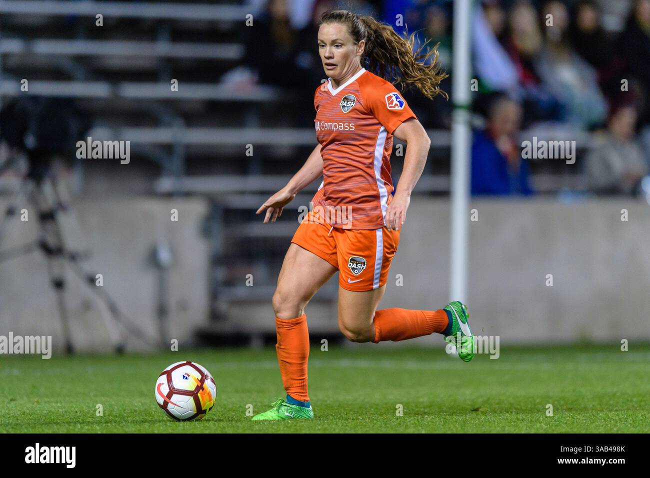 12 mai 2018 - Bridgeview, Illinois, États-Unis - Bridgeview, il - samedi 12 mai 2018 : Chicago Red Stars vs Houston Dash au Toyota Park. (Crédit image : © Daniel Bartel/ISIPhotos via ZUMA Wire) Banque D'Images