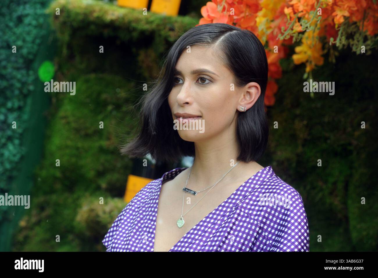 JERSEY JERSEY City, NJ - 02 JUIN : invité assiste à la 11e classique annuelle de polo Veuve Clicquot au Liberty State Park le 2 juin 2018 à Jersey City, New Jersey....personnes : invité (crédit image : © SMG via ZUMA Wire) Banque D'Images