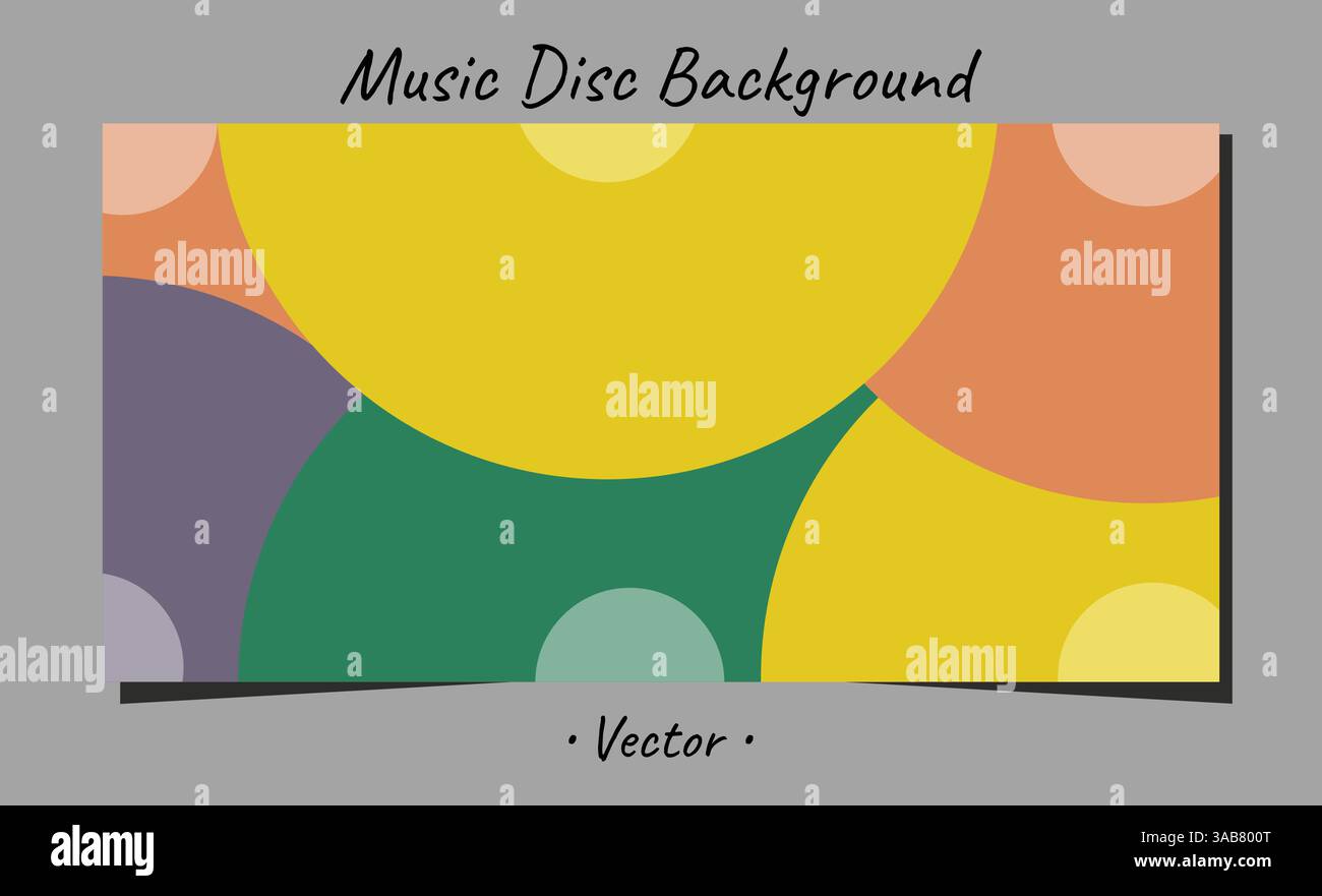 Disc cd compact rétro vintage record nostalgie des années 80 années 90 musique son abstrait texture fond. Illustration de Vecteur