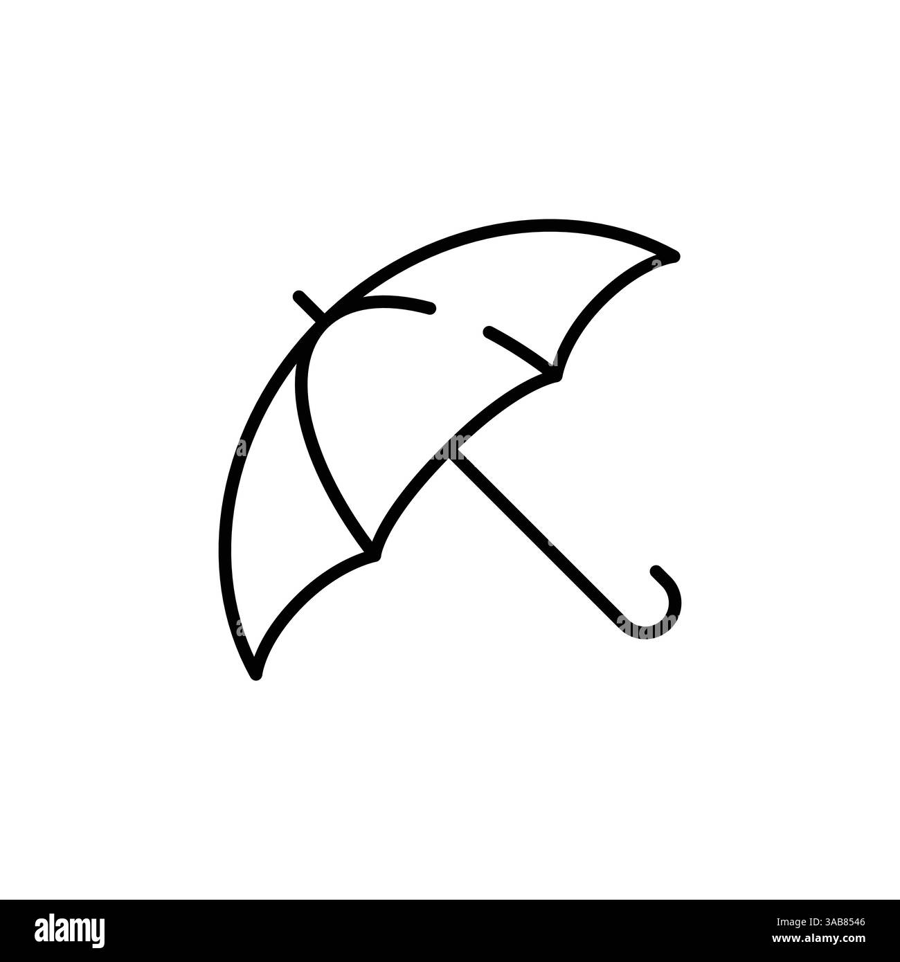 Icône de parapluie Illustration de Vecteur