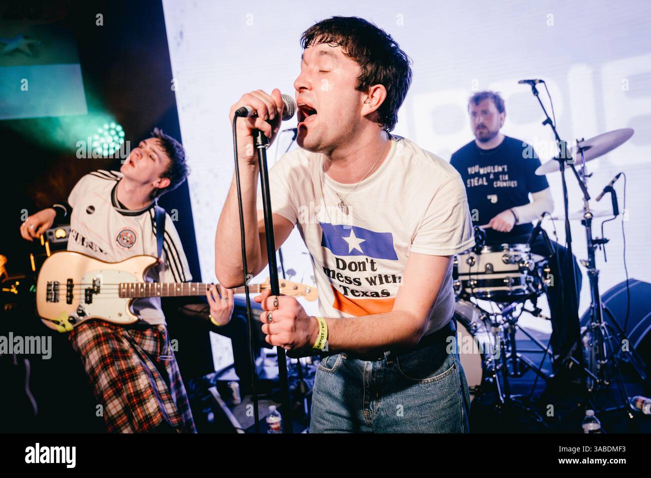 Gurriers se produisent à l'ambassade de musique britannique pendant SXSW 2025. Banque D'Images