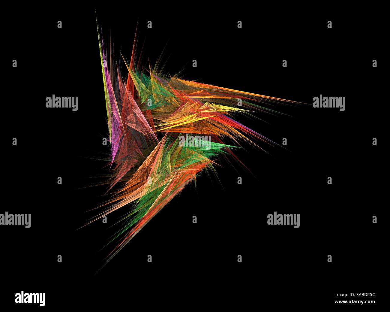 Résumé fractal Banque D'Images