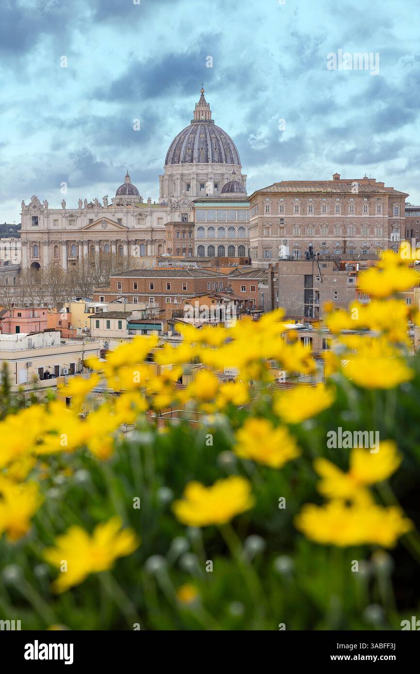 Cathédrale Saint-Pierre au Vatican. Rome, Italie Banque D'Images