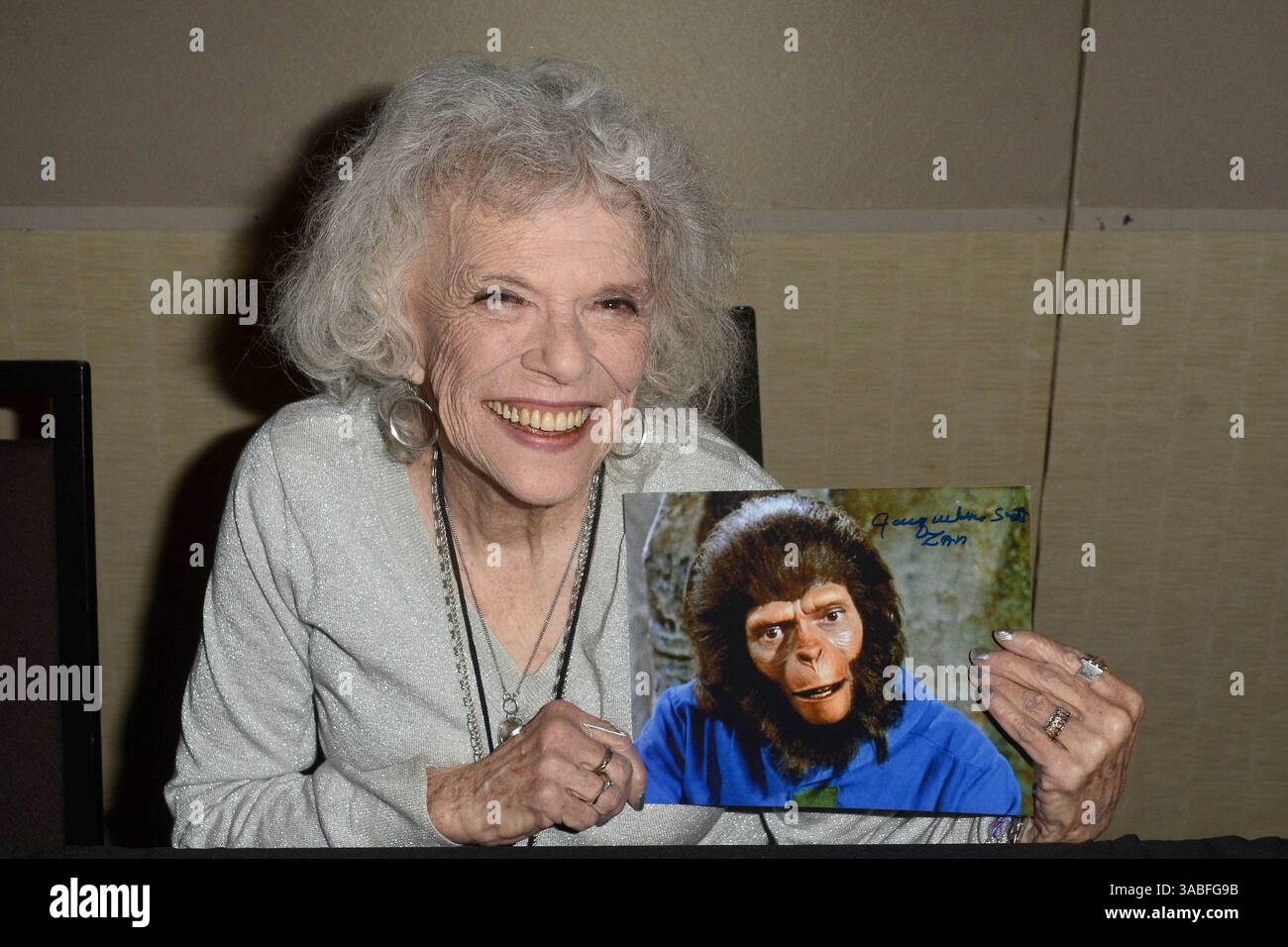 28 avril 2018 - Los Angeles, CA, États-Unis - LOS ANGELES - APR 28 : Jacqueline Scott au Hollywood Show au Westin LAX le 28 avril 2018 à Los Angeles, CA (crédit image : © Kathy Hutchins via ZUMA Wire) Banque D'Images