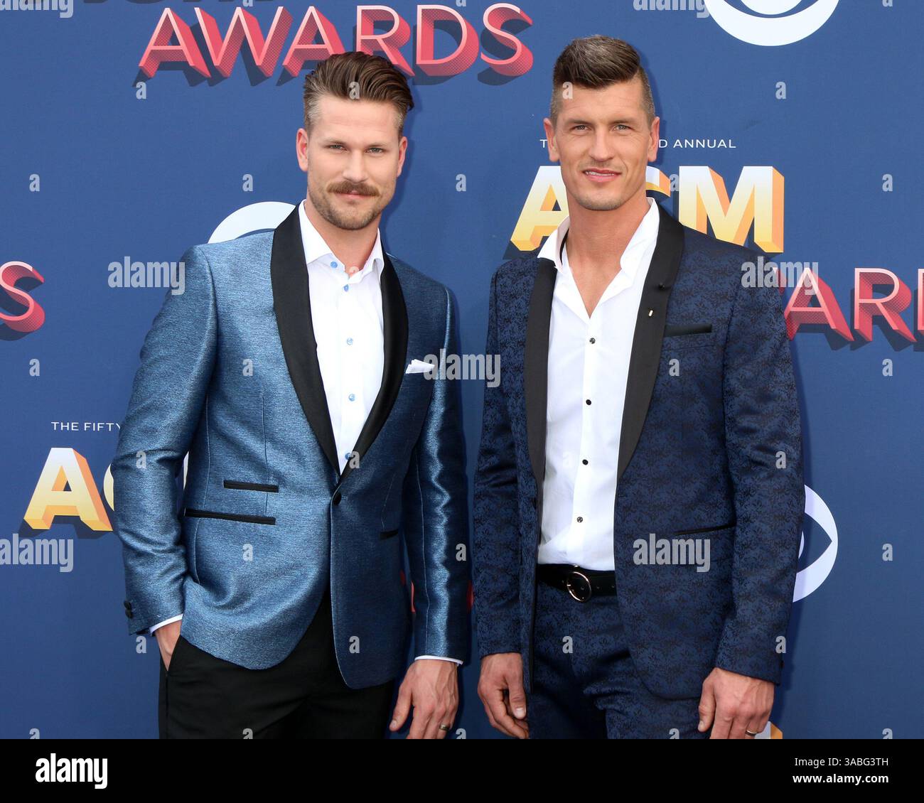 15 avril 2018 - Las Vegas, NV, États-Unis - LAS VEGAS - 15 avril : Curtis Rempel, Brad Rempel, High Valley aux Academy of Country Music Awards 2018 au MGM Grand Garden Arena le 15 avril 2018 à Las Vegas, NV (crédit image : © Kathy Hutchins via ZUMA Wire) Banque D'Images