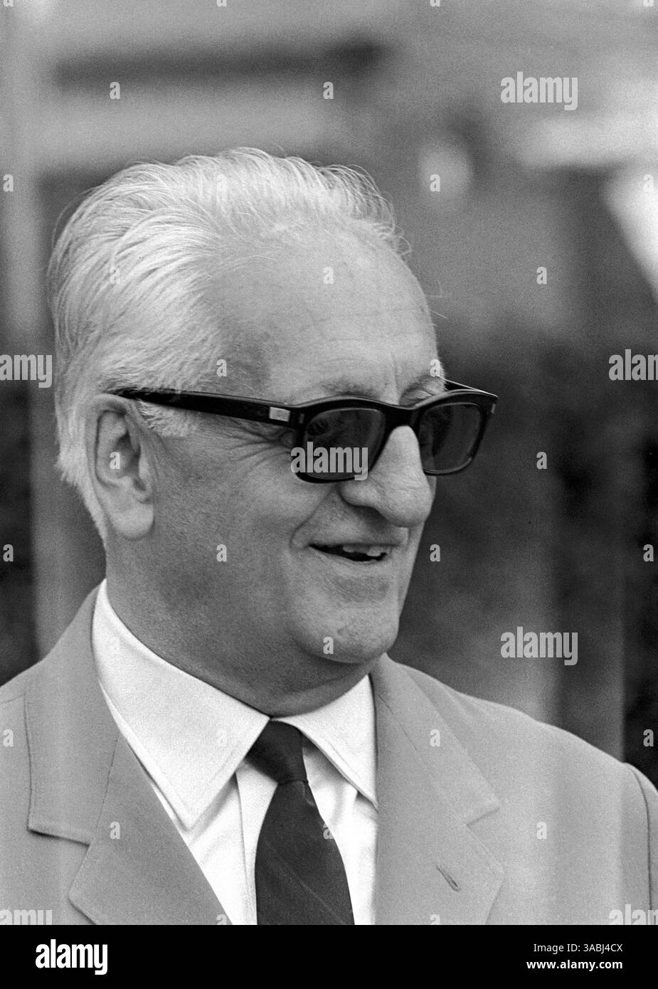 Enzo Ferrari..Italian GP, Monza, 8 septembre 1968 (image crédit : ©Sutton Motorsports/ZUMA Press) RESTRICTIONS : DROITS en Amérique du Nord et du Sud SEULEMENT ! Banque D'Images