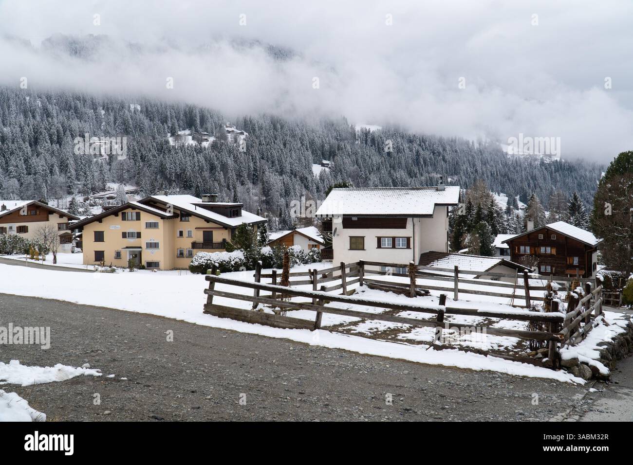Klosters Suisse Banque D'Images