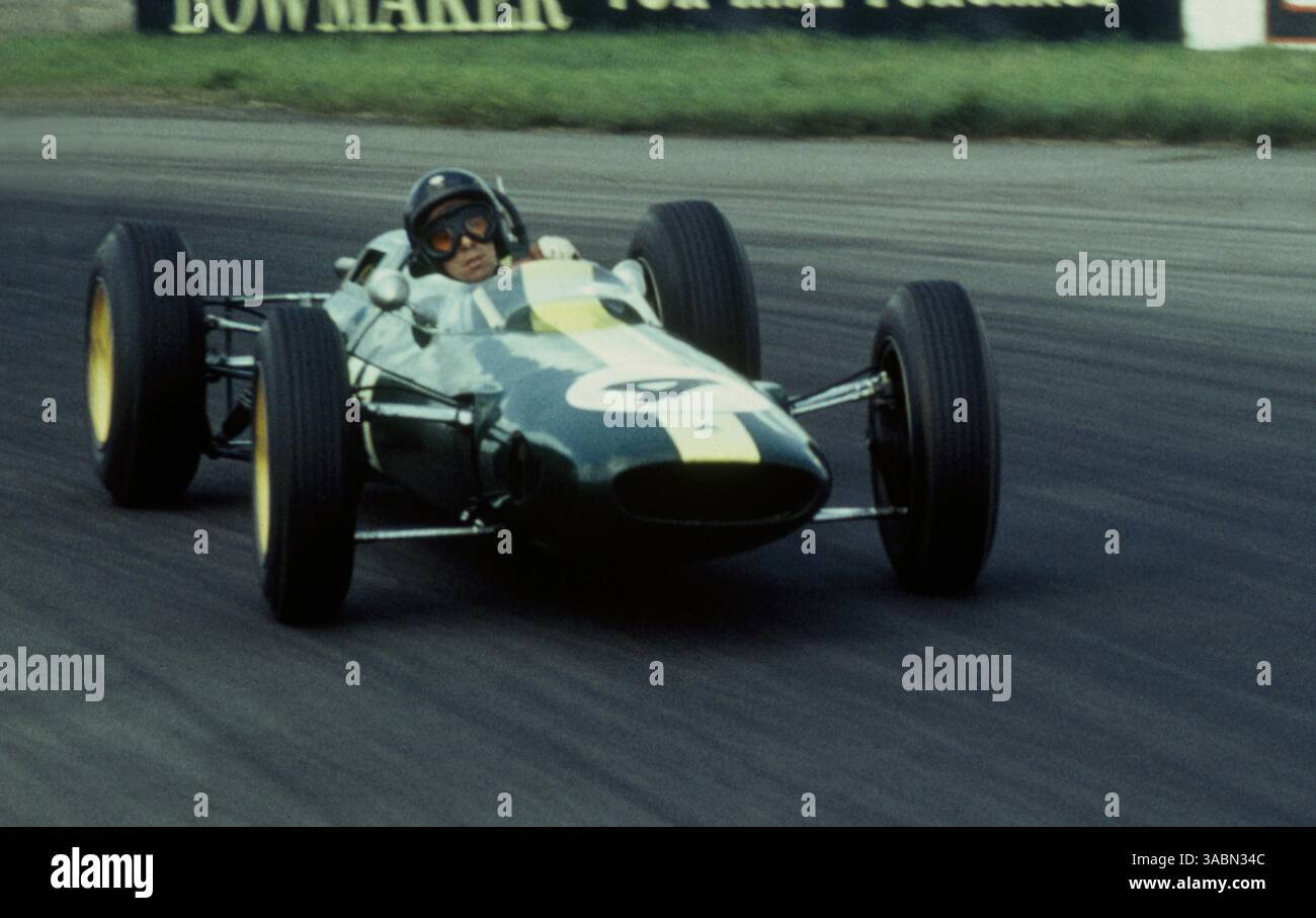 Vainqueur de la course Jim Clark (GBR) Lotus 25...Grand Prix de Grande-Bretagne, Silverstone, 20 juillet 1963. (Crédit image : ©Sutton Motorsports/ZUMA Press) Banque D'Images
