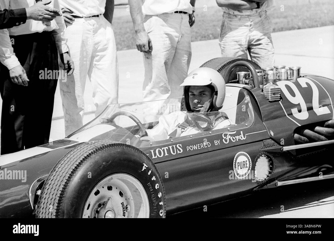 Jim Clark (GBR) Lotus Ford...Indianapolis 500, Indianapolis, États-Unis. ..30 mai 1963. (Crédit image : ©Sutton Motorsports/ZUMA Press) Banque D'Images