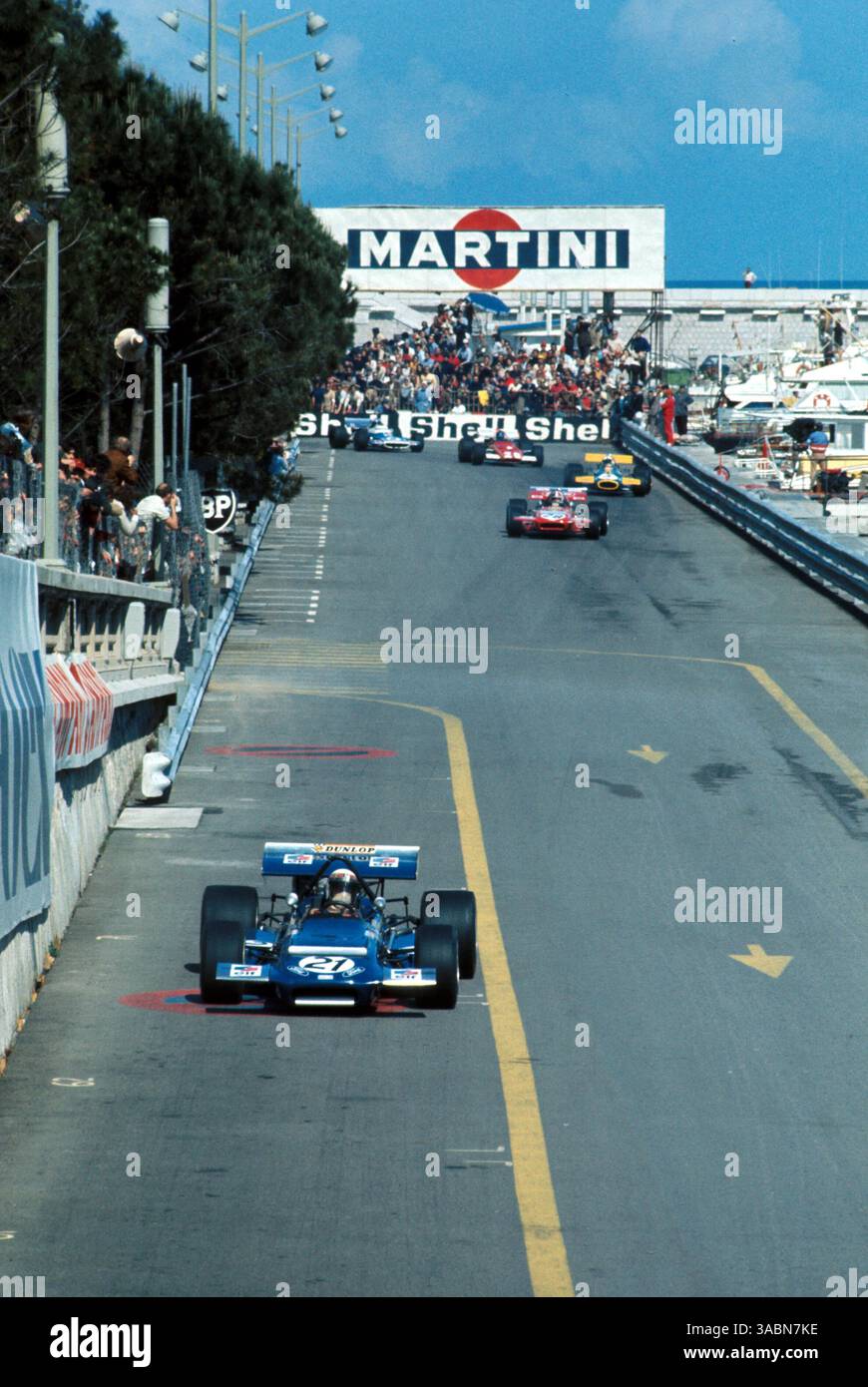 GP de Monaco, 10 mai 1970.Jackie Stewart, Tyrrell mars 701 (image crédit : ©Sutton Motorsports/ZUMA Press) Banque D'Images