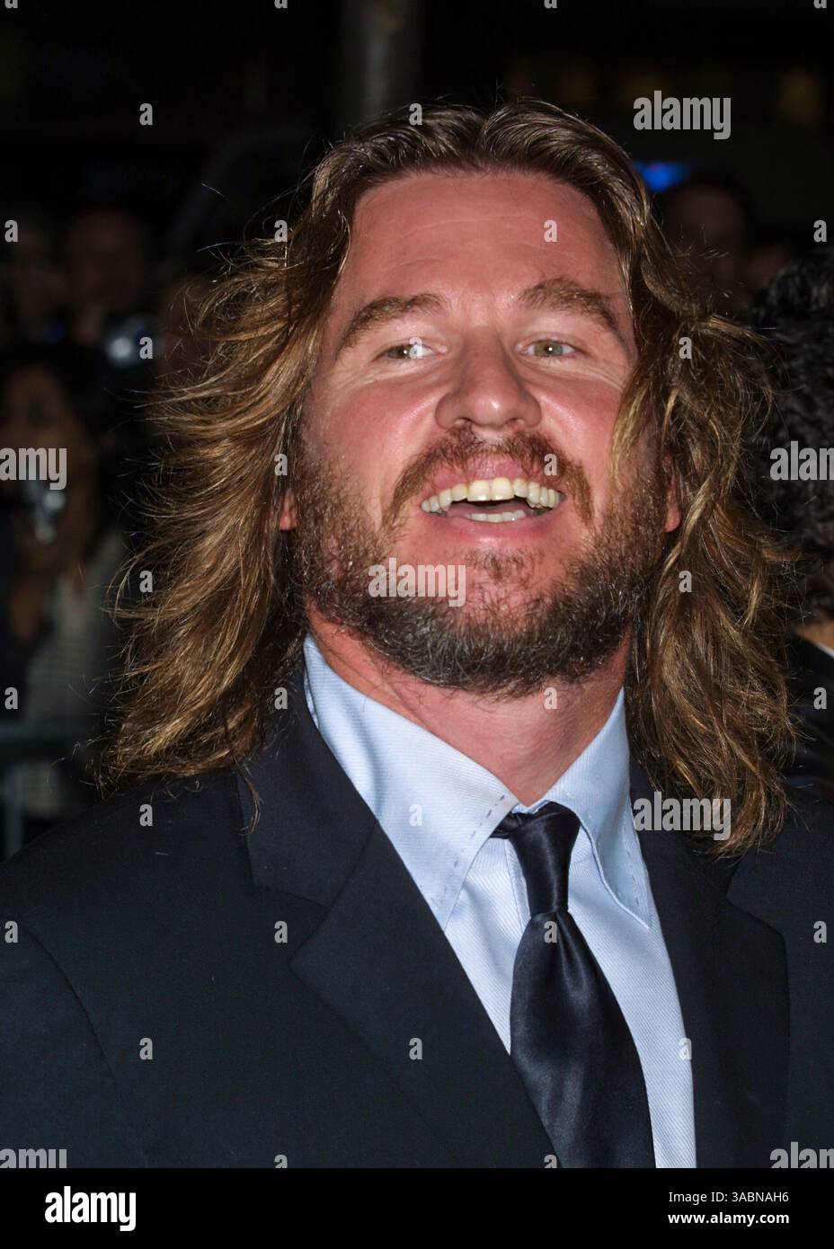 Val Kilmer assiste à la première de 'Red Dragon' au Ziegfeld Theater le 30 septembre 2002 à New York. Banque D'Images