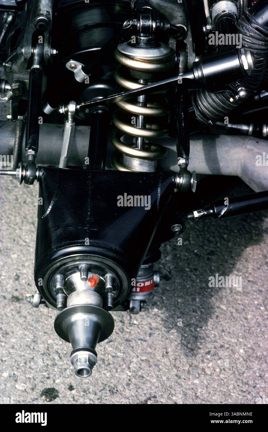 Un moyeu, amortisseur et suspension d'une Lotus 78..Monaco Grand Prix, Rd 6, Monte Carlo, 22 mai 1977..meilleure IMAGE. (Crédit image : ©Sutton Motorsports/ZUMA Press) Banque D'Images