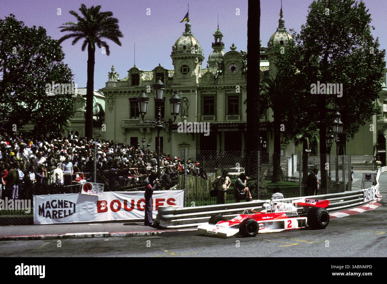 Jochen Mass (GER) McLaren M23 a terminé la course en quatrième position...Grand Prix de Monaco, Rd 6, Monte Carlo, 22 mai 1977...meilleure IMAGE (crédit image : ©Sutton Motorsports/ZUMA Press) Banque D'Images