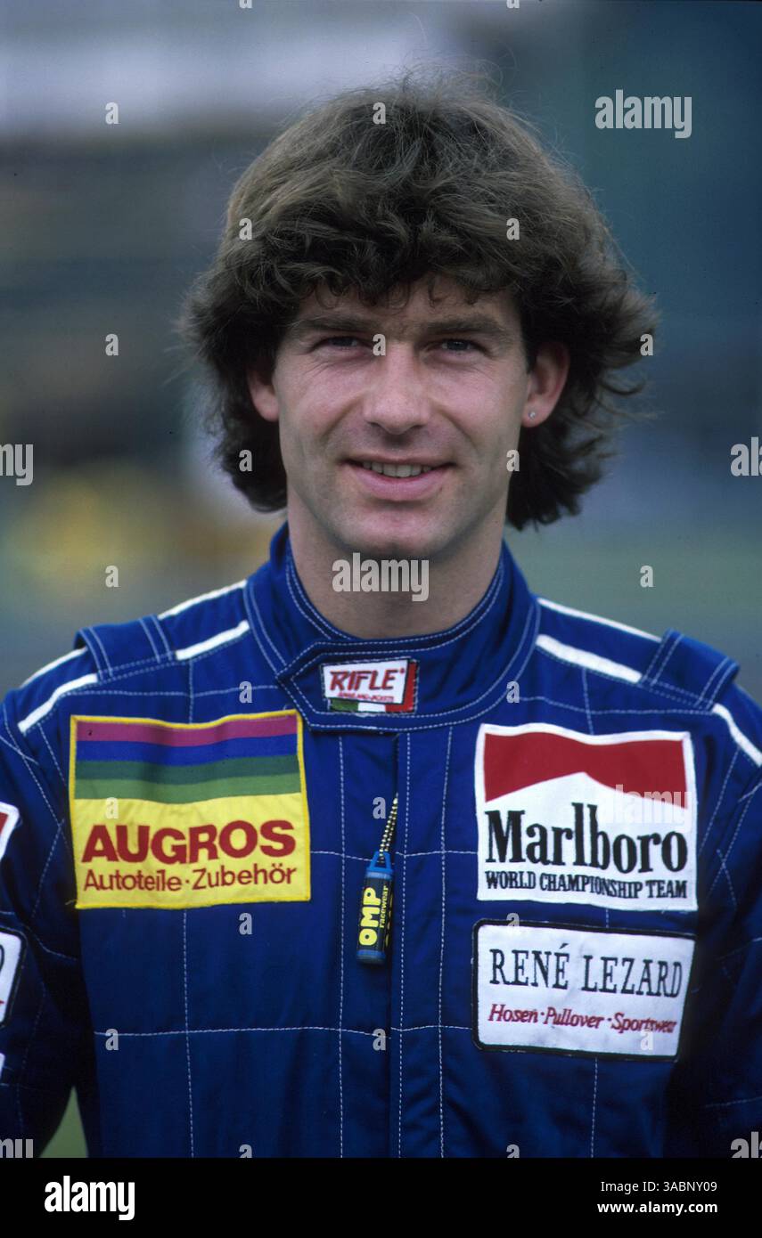 Christian Danner (GER) . Championnat du monde de formule 1 1986 (crédit image : ©Sutton Motorsports/ZUMA Press) Banque D'Images