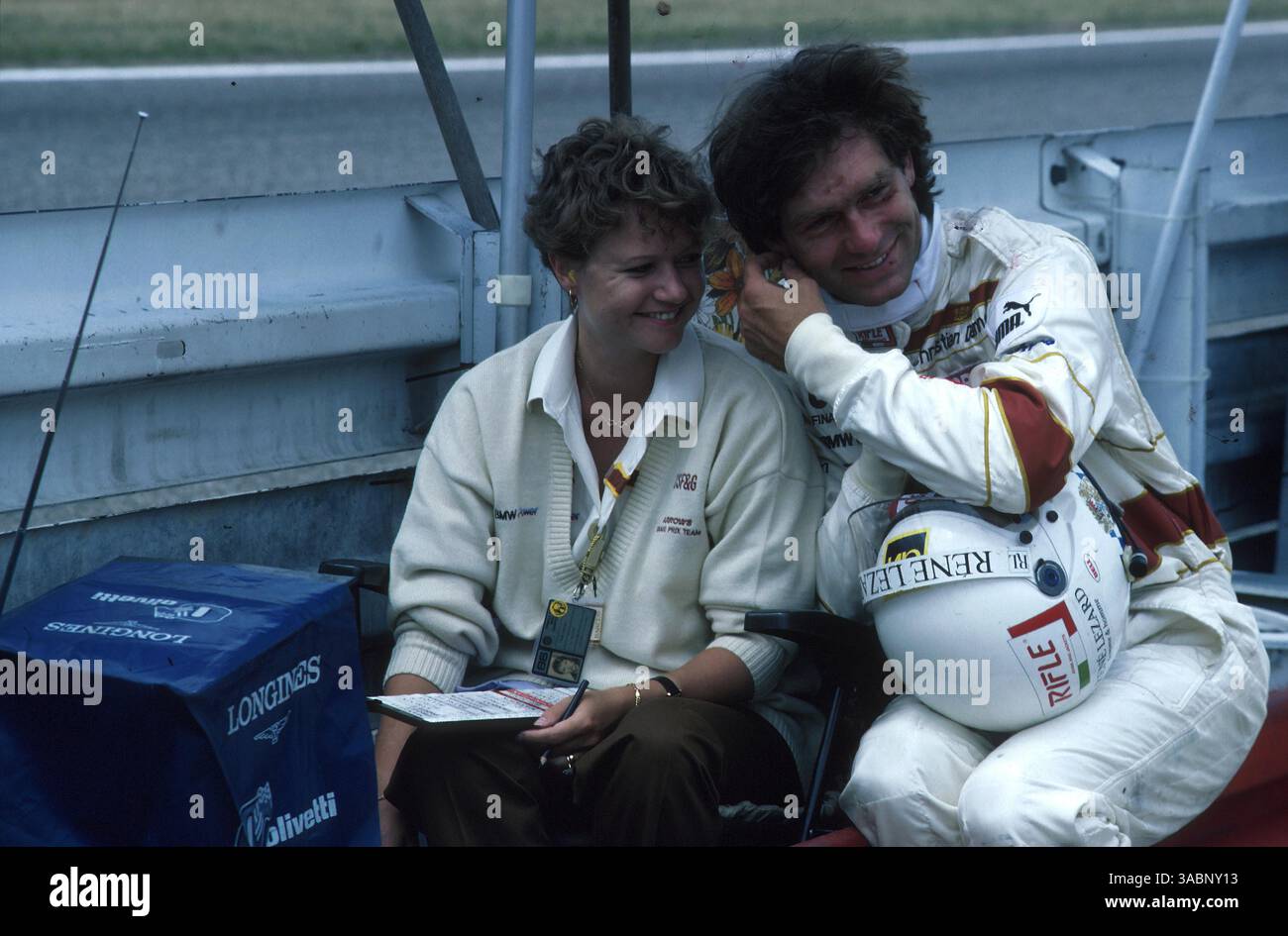 Christian Danner (GER) . Championnat du monde de formule 1 1986 (crédit image : ©Sutton Motorsports/ZUMA Press) Banque D'Images