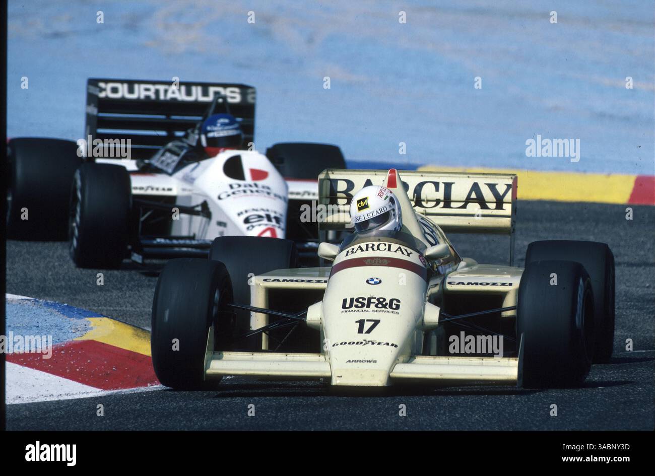 Christian Danner (GER) Arrows A8, 11ème place...Grand Prix de France, Paul Ricard, France, 6 juillet 1986. (Crédit image : ©Sutton Motorsports/ZUMA Press) Banque D'Images