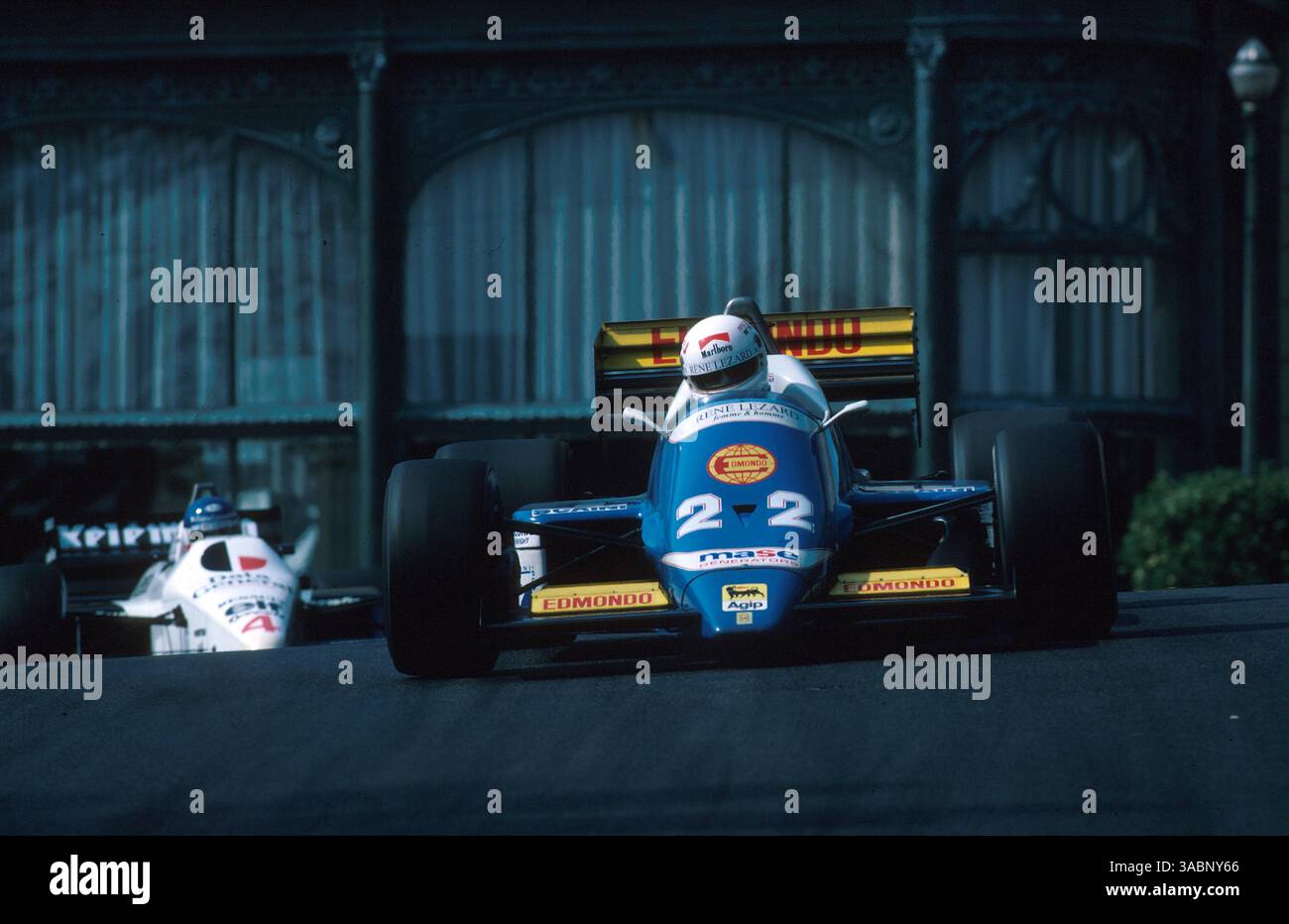 Christian Danner (GER) Osella FA1G, DNQ..Grand Prix de Monaco, Monte Carlo, 11 mai 1986 (crédit image : ©Sutton Motorsports/ZUMA Press) Banque D'Images