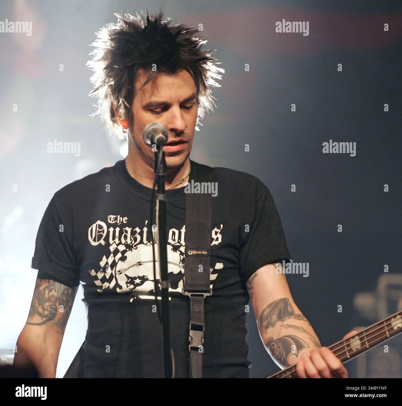 10 janvier 2008 - San Diego, Californie, États-Unis - RACHEL BOLAN de Skid Row se produit en concert à la House of Blues de San Diego. (Crédit image : © Roger Williams/ZUMA Press) Banque D'Images