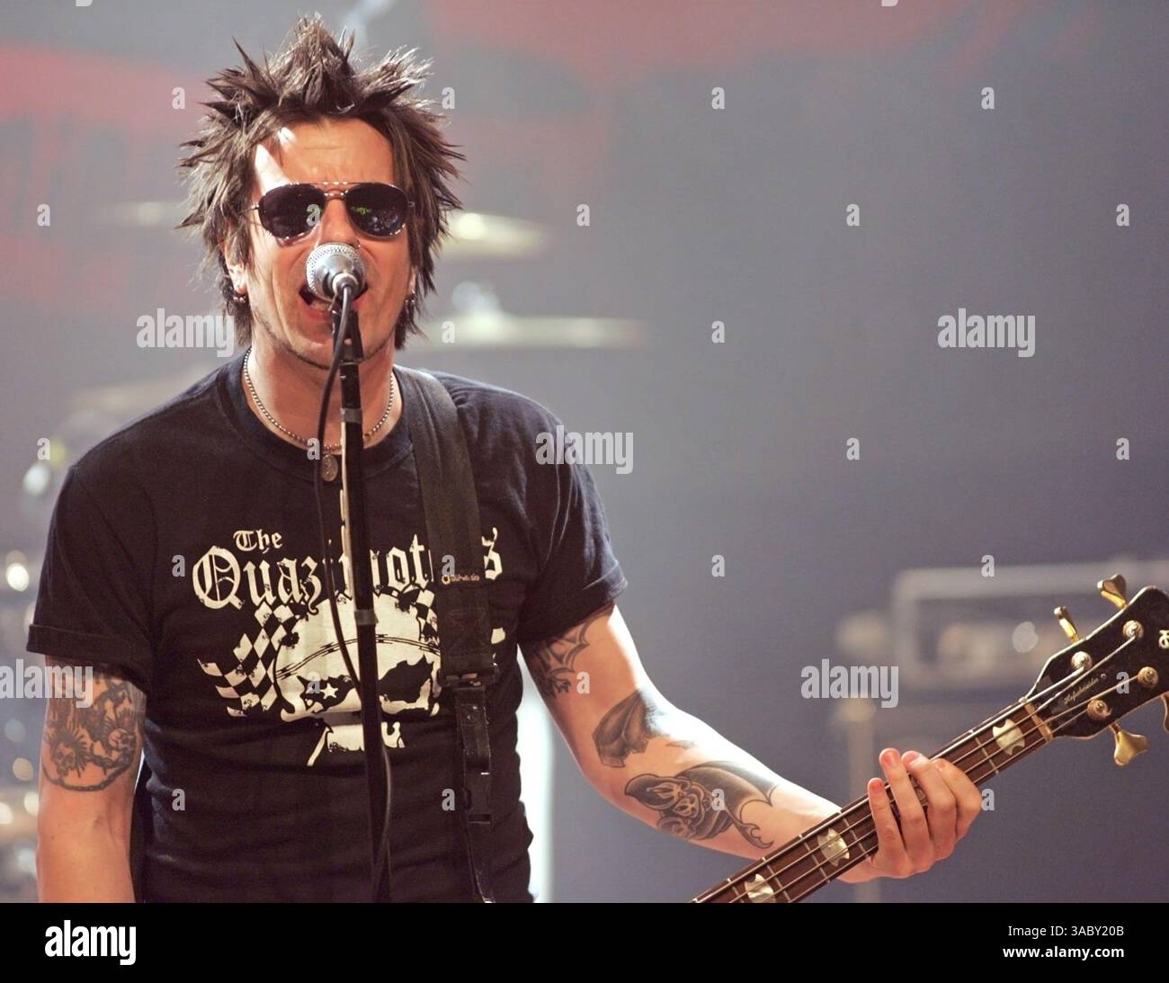 10 janvier 2008 - San Diego, Californie, États-Unis - RACHEL BOLAN de Skid Row se produit en concert à la House of Blues de San Diego. (Crédit image : © Roger Williams/ZUMA Press) Banque D'Images