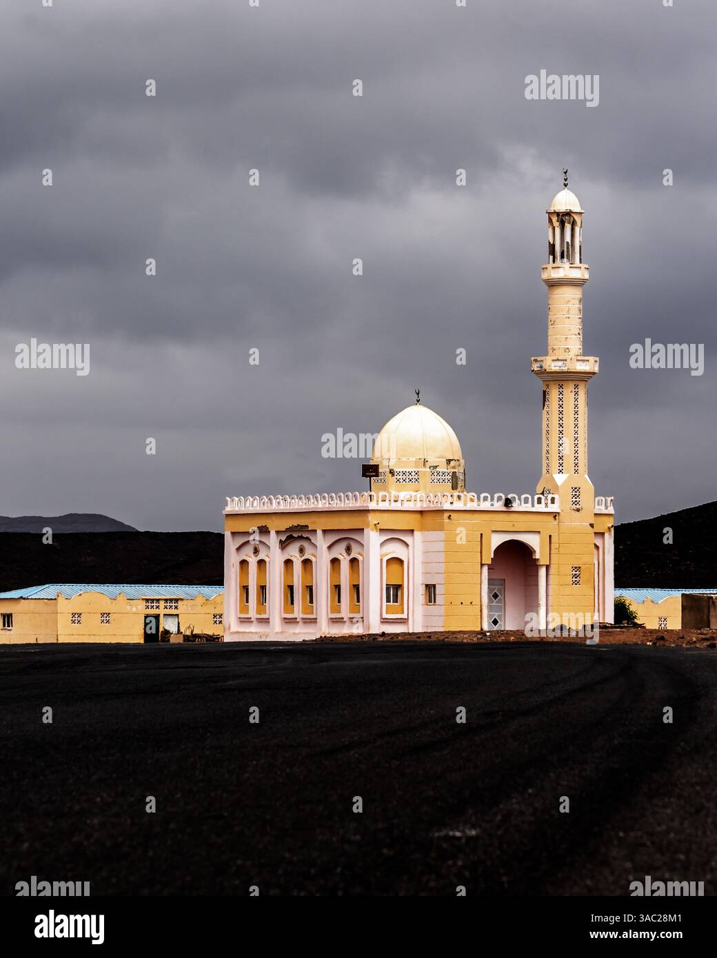 Mosquée dans le sud de Djibouti Banque D'Images