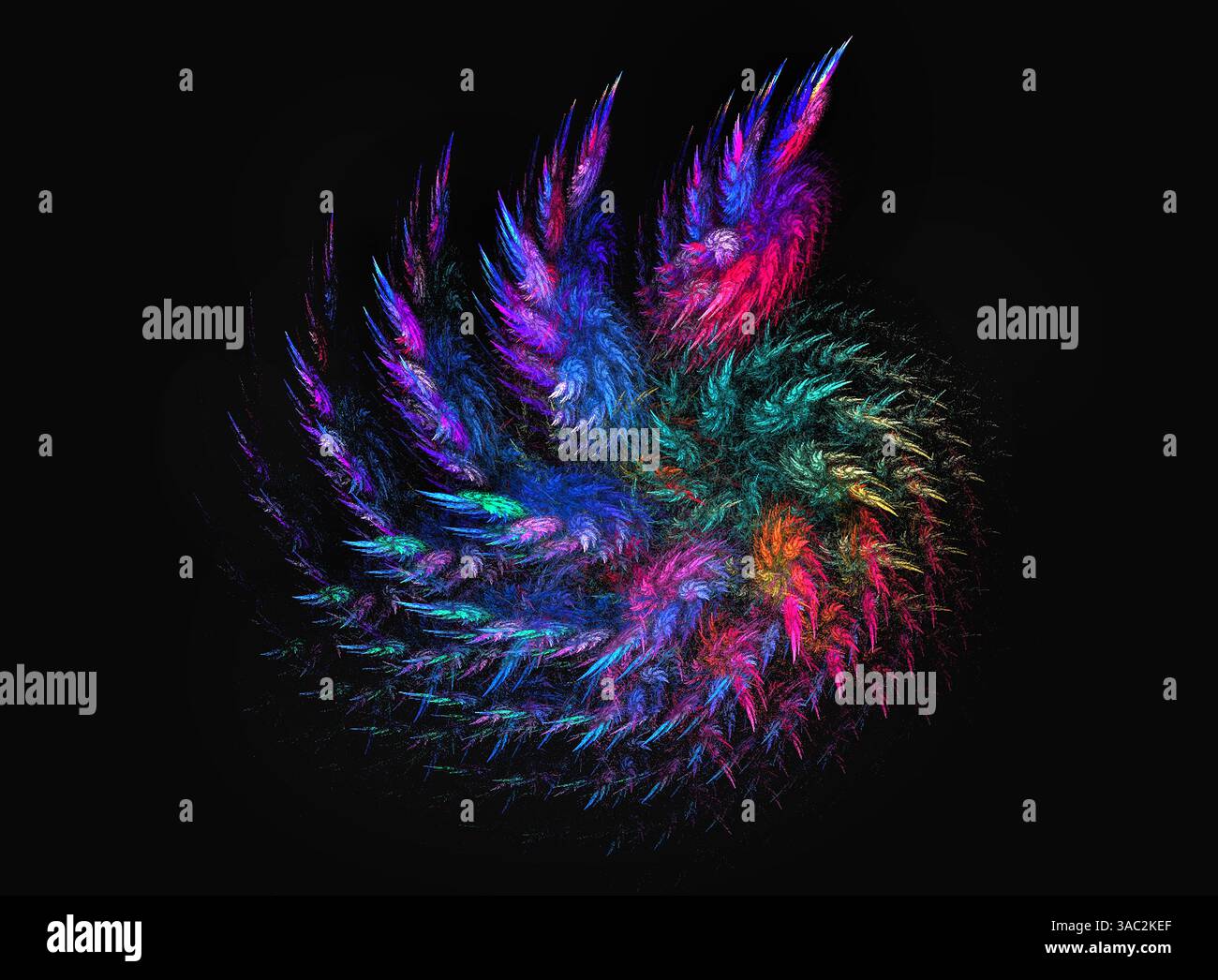 Résumé fractal Banque D'Images