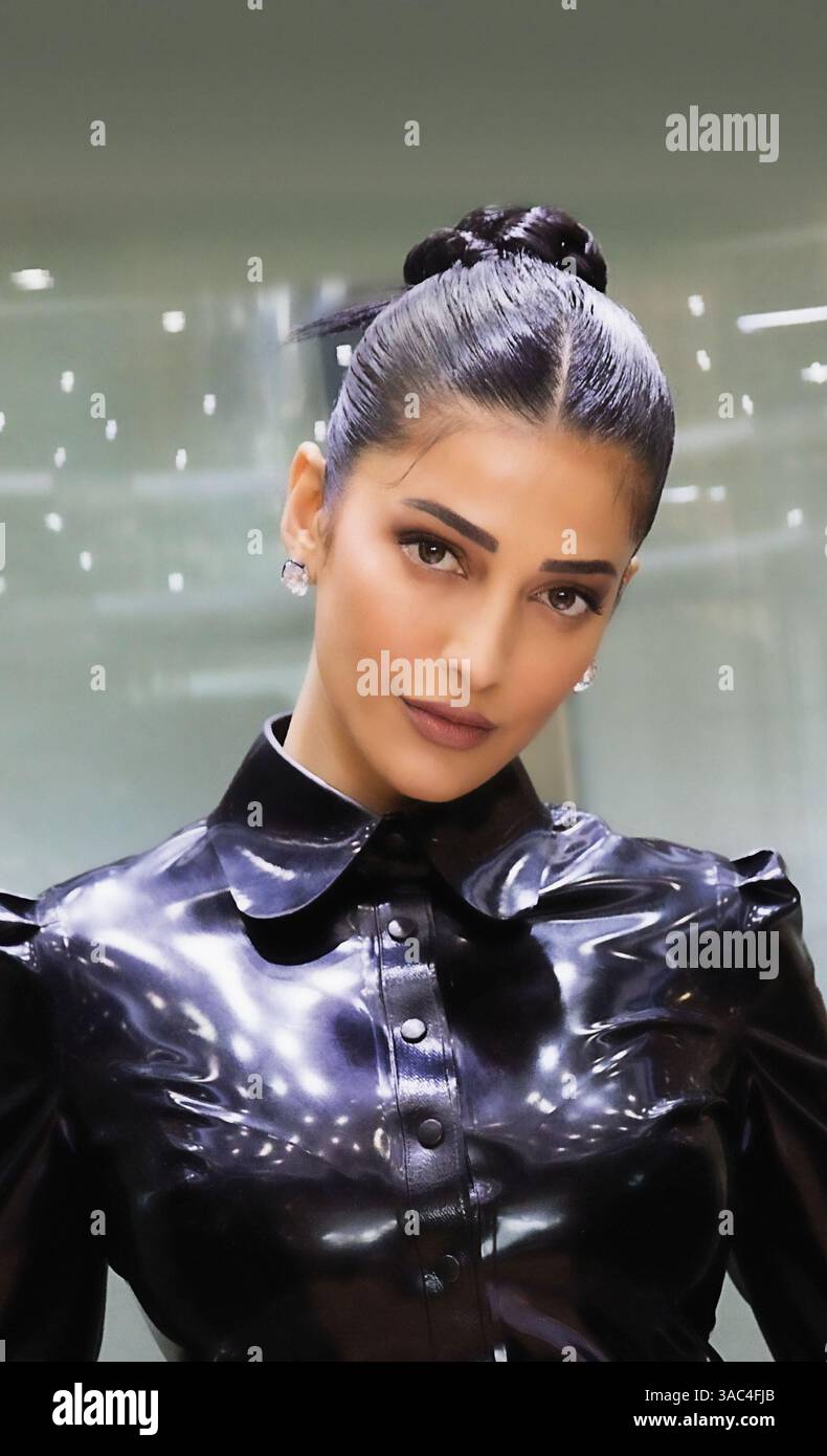 L'actrice indienne Shruti Haasan promeut son film d'horreur international The Eye au Festival de Cannes 2023. Banque D'Images