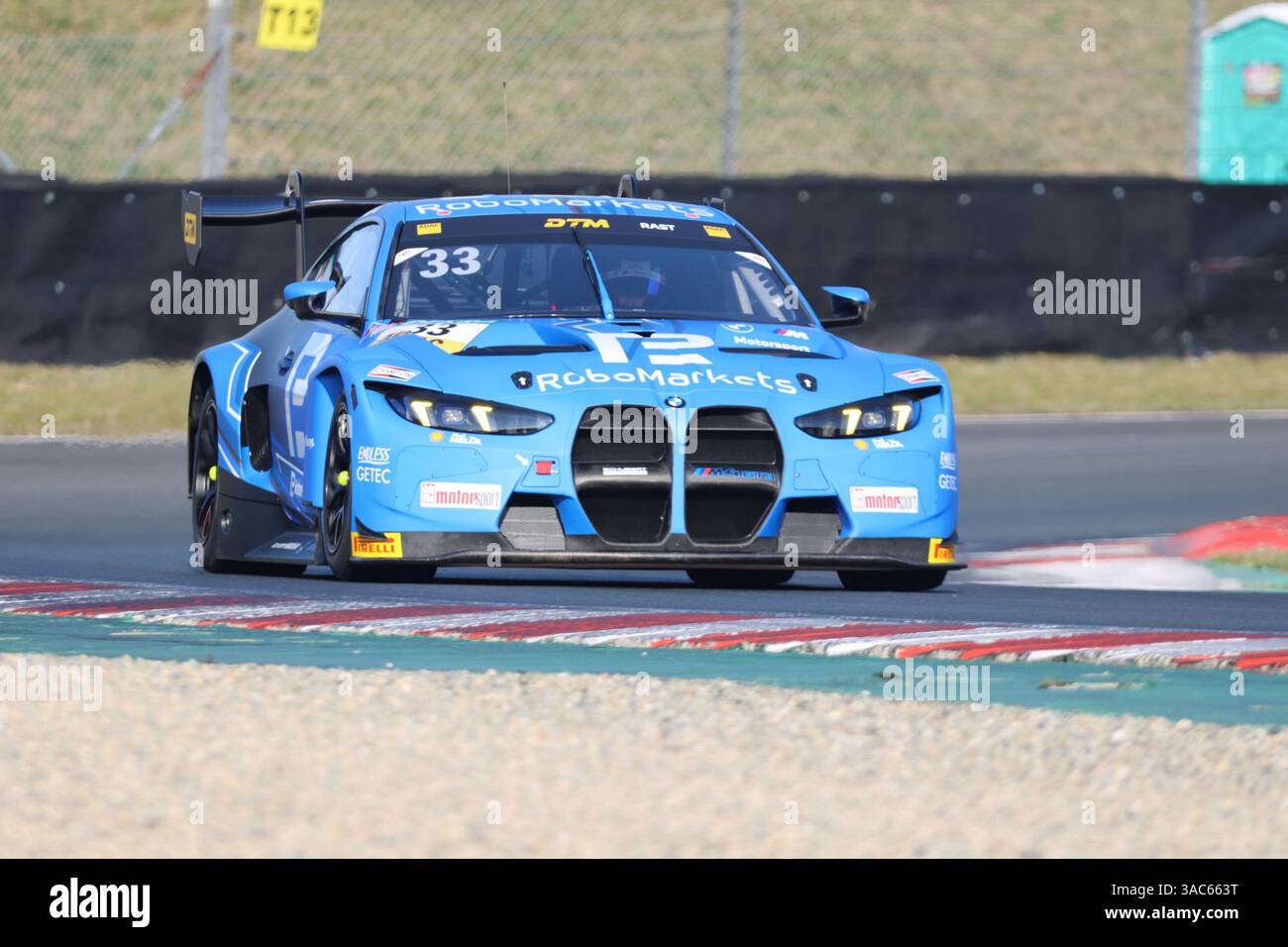 Rene Rast (GER), #33, BMW M4 GT3 EVO, Team : Schubert Motorsport (GER) GER, Motorsport, DTM 2025, Testtag, Motorsport Arena Oschersleben, 02.04.2025 Foto : Eibner-Pressefoto/Juergen Augst Banque D'Images