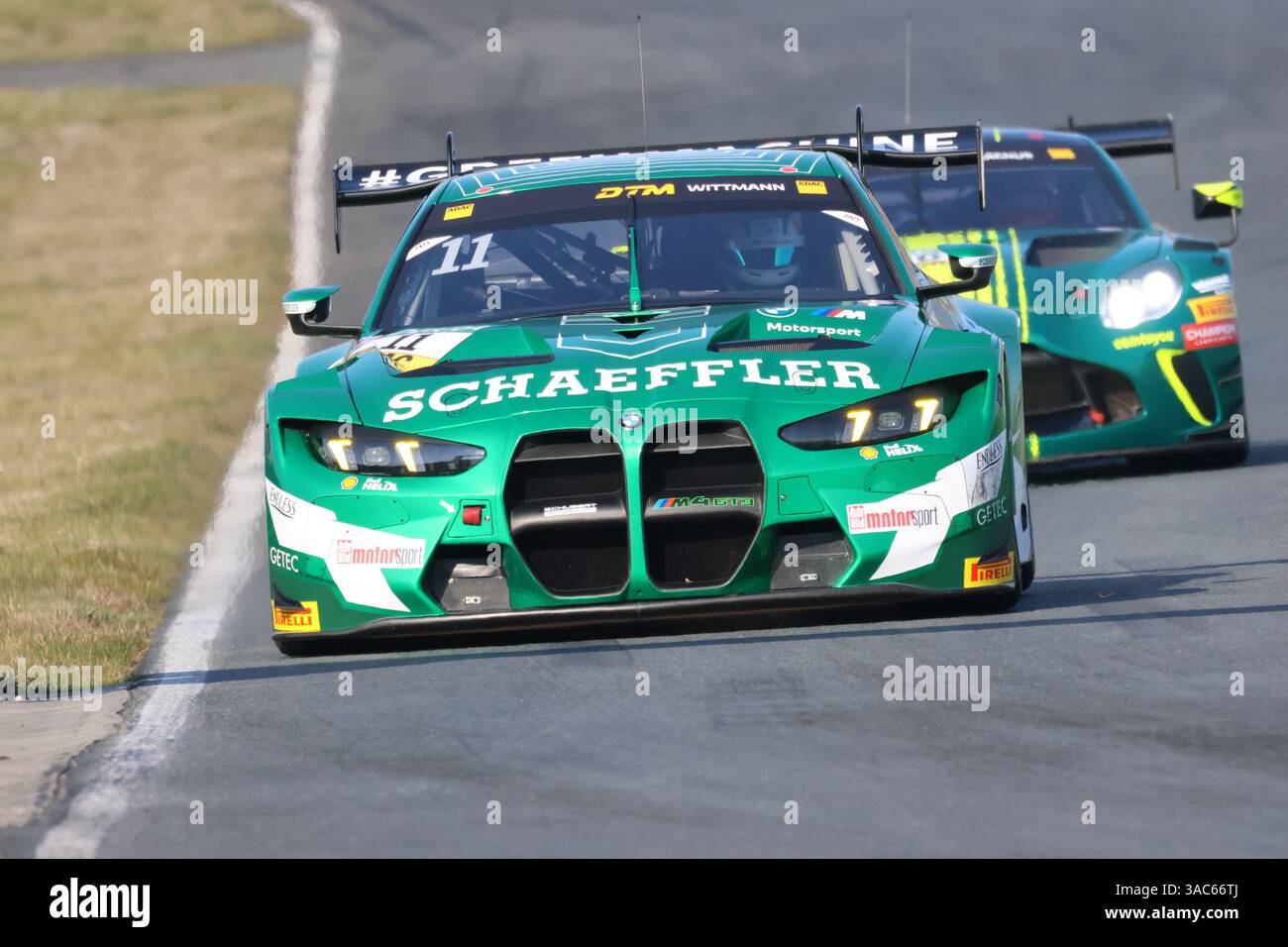 Marco Wittmann (AUT), #11, BMW M4 GT3 EVO, Team : Schubert Motorsport (GER) GER, Motorsport, DTM 2025, Testtag, Motorsport Arena Oschersleben, 02.04.2025 Foto : Eibner-Pressefoto/Juergen Augst Banque D'Images