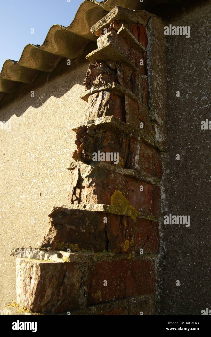 RAF Melbourne forma le site technique de l'aérodrome militaire de la seconde guerre mondiale. Bâtiments d'atelier Maycrete Banque D'Images