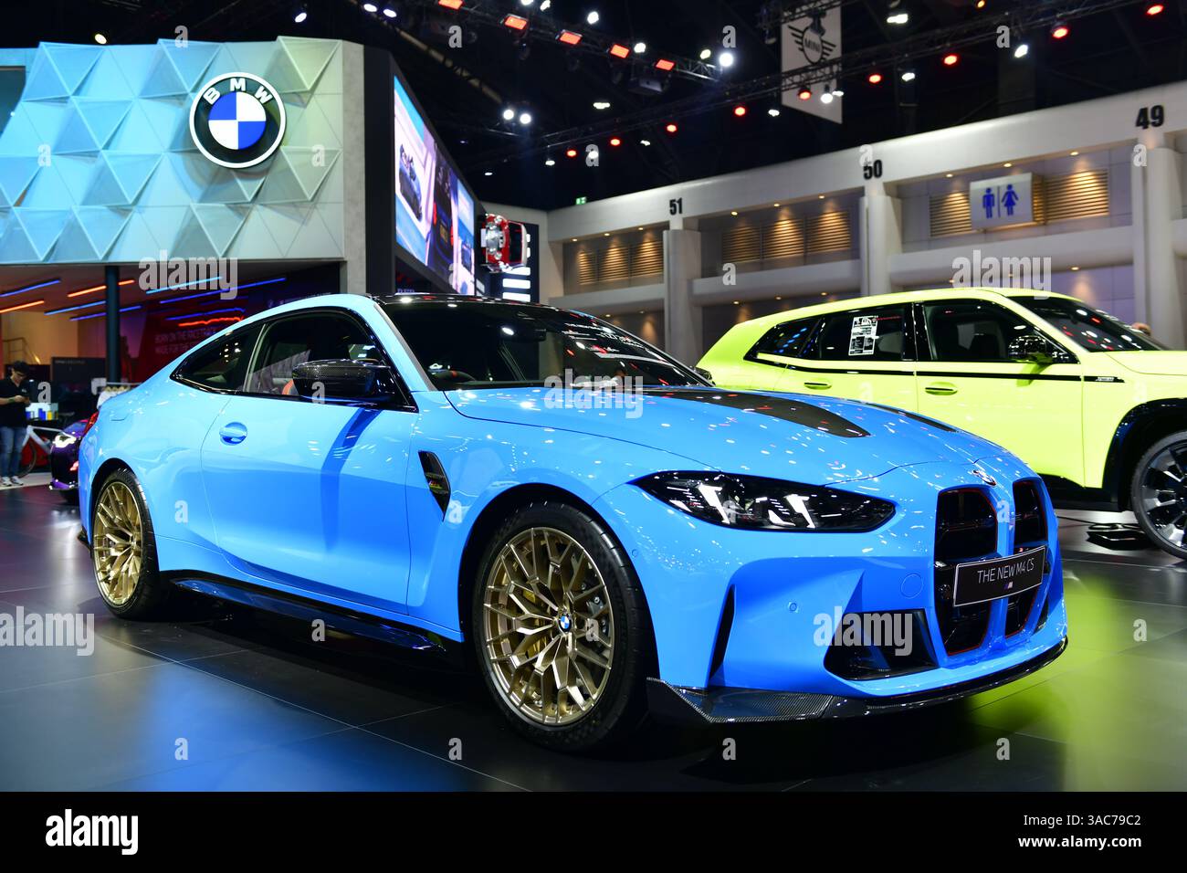Thaïlande-26 mars 2025 : le tout nouveau coupé BMW série M4 exposé au salon international de l'automobile de Bangkok 46 Banque D'Images