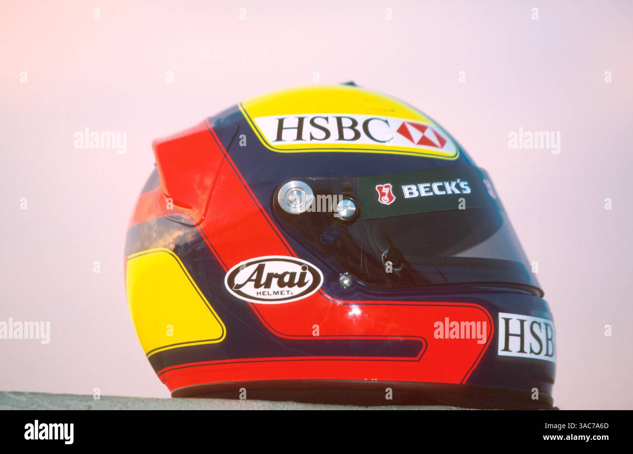 Luciano Burti (BRA). Casque 2000 (crédit image : ©Sutton Motorsports/ZUMA Press) Banque D'Images