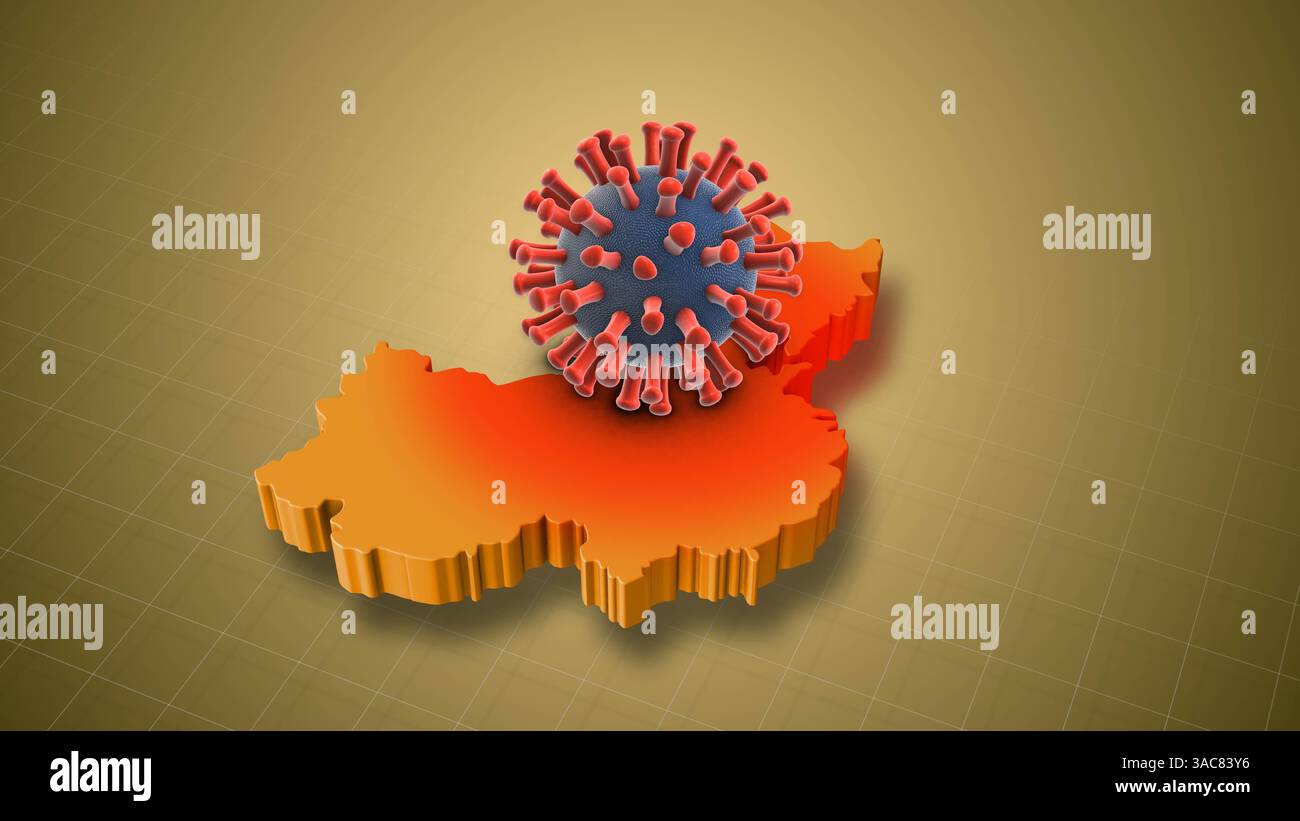 Augmentation des cas d'infection par le VPH dans tout le pays chinois Banque D'Images