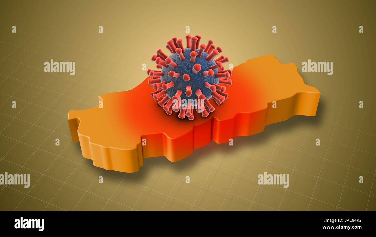 Augmentation des cas d'infection par le VPH dans le pays turc Banque D'Images