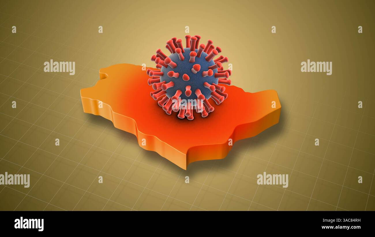 Augmentation des cas d'infection par le VPH dans tout le pays saoudien Banque D'Images