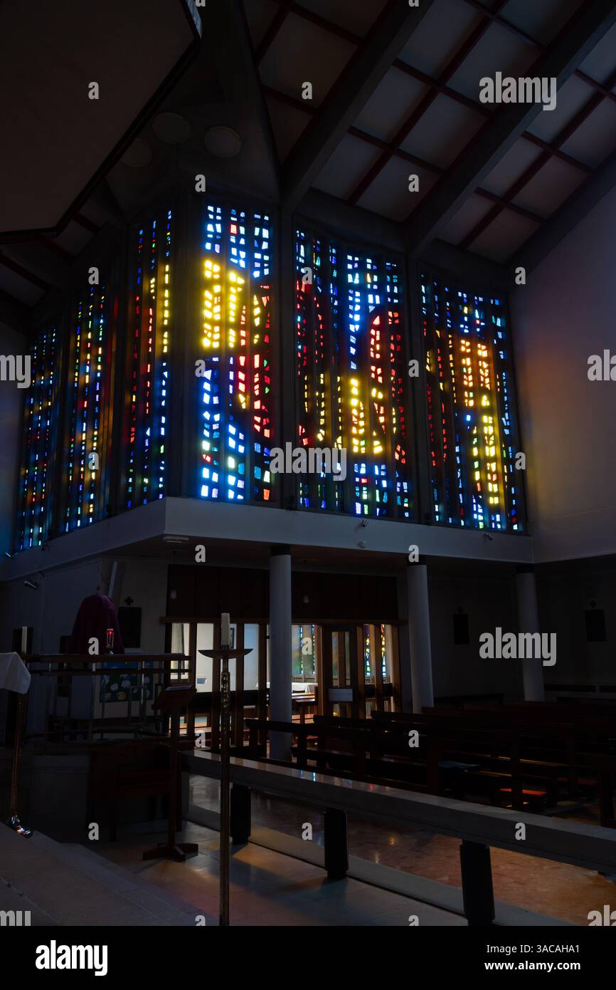 Église de notre-Dame Catholique, Lillington, Warwickshire, Angleterre, Royaume-Uni Banque D'Images