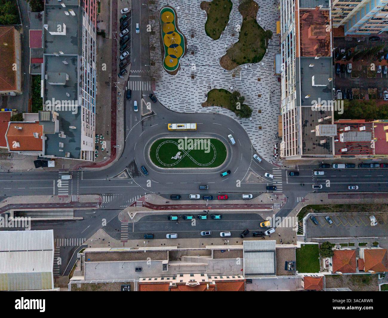 LISBONNE-PORTUGAL : vue de la sculpture Carris da Vida, brevet à la gare de Setubal, Lisbonne, sur 15.03.2025 Banque D'Images
