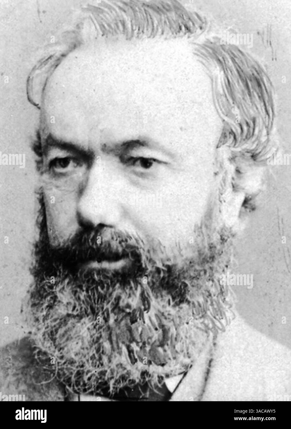ALEXANDER BAIN (1810-1877) ingénieur écossais et inventeur de l'horloge électrique Banque D'Images