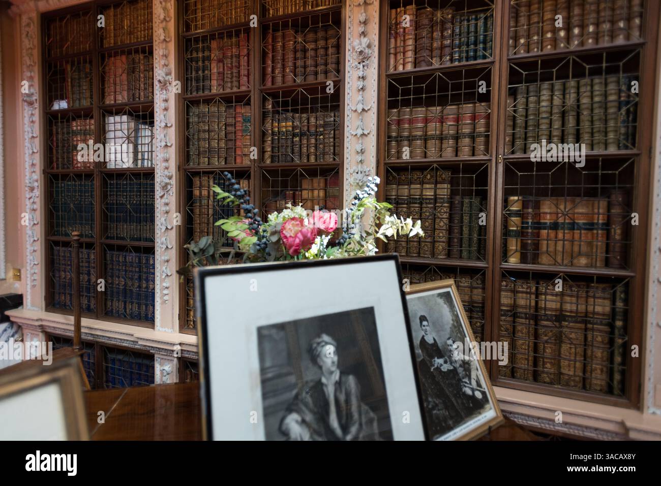 Intérieur des salles du palais de Blenheim, patrimoine mondial de l'UNESCO, Woodstock, Royaume-Uni Banque D'Images
