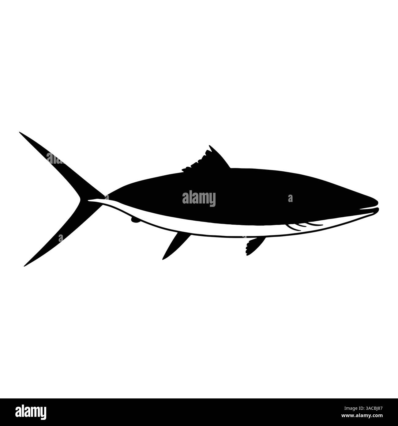 Conception d'illustration de silhouette de vecteur de poisson, isolé sur fond blanc. Silhouette noire minimaliste d'un poisson, parfait pour les logos, les designs de T-shirt, un Illustration de Vecteur Conception d'illustration de silhouette de vecteur de poisson, isolé sur fond blanc. Silhouette noire minimaliste d'un poisson, parfait pour les logos, les designs de T-shirt, un Illustration de Vecteur