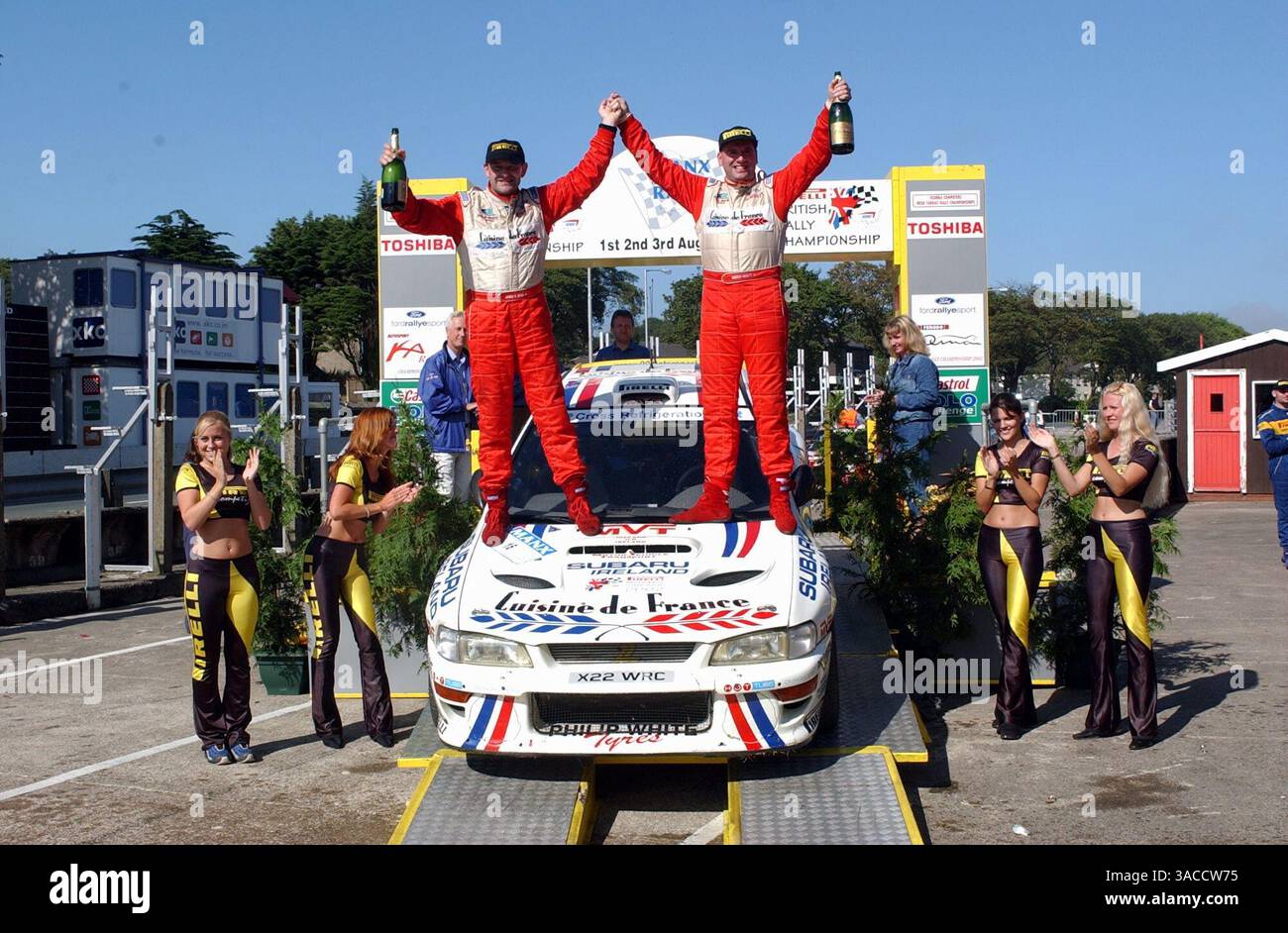 British Rally Championship..Round 5..Manx International Rally, 1-3 août 2002..Douglas, Île de Man..Andrew Nesbit 2e place au classement général..image numérique (crédit image : ©Sutton Motorsports/ZUMA Press) Banque D'Images