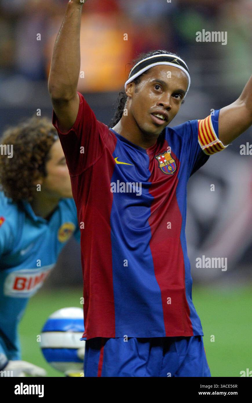 Poster Ronaldinho – Affiche Déco Barcelone – Vintage Foot – Cadeau Fan